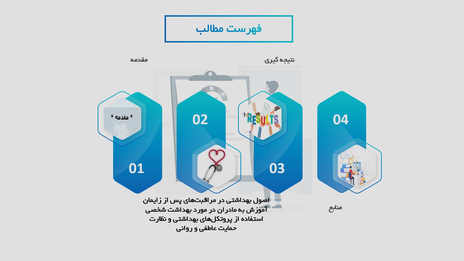 پاورپوینت نقش پرستاران در پیشگیری از عفونت‌های پس از زایمان